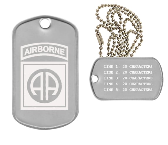 Dog tag style outlet