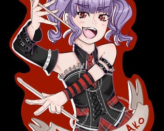 Demon Princess Ako! Sticker
