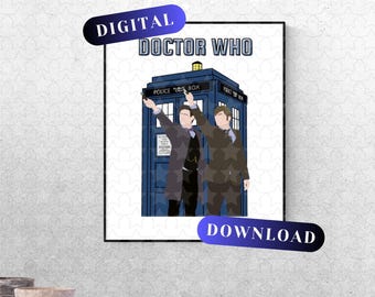 Doctor Who TV-Show Kunst ~ DIGITAL DOWNLOAD