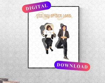 Ja, mein Spinnen-Lord ~ Peter Parker and MJ Art ~ DIGITAL DOWNLOAD