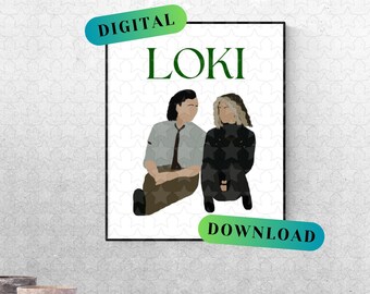 Loki und Sylvie Variants Art ~ DIGITAL DOWNLOAD