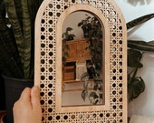 arch cane mirror