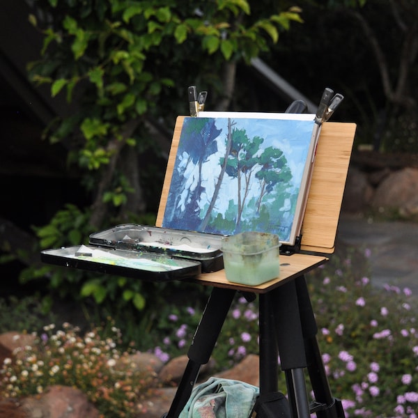 Ultralight Bamboo Magnetic Sketch Easel Handmade