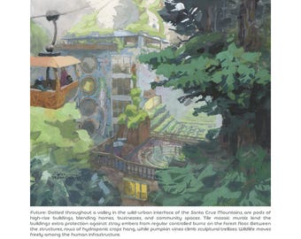 Solarpunk Plein Air: Redwood Highrise