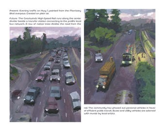 Solarpunk Plein Air: Traffic Rebellion