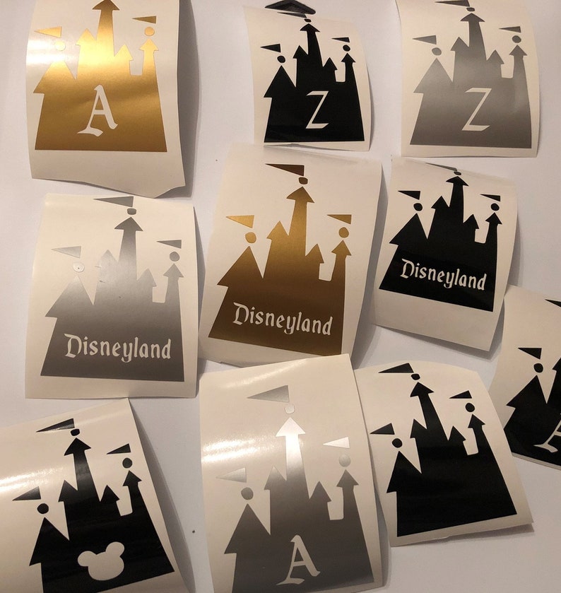 disney mickey ears initial decal vinyl sticker water bottle glass phone laptop disney mickey ears initial decal vinyl sticker water bottle glass phone laptop