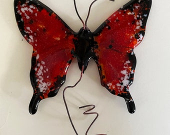 5"monarch butterfly  suncatcher glass  hanger Unique Display,Decorative, Garden Decor,  Wedding Present