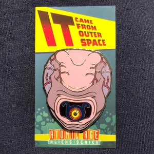 It Came from Outer Space - of the Atomic Age Aliens Series of Enamel Pins