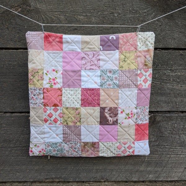 Quilted Pillow Cover Etsy