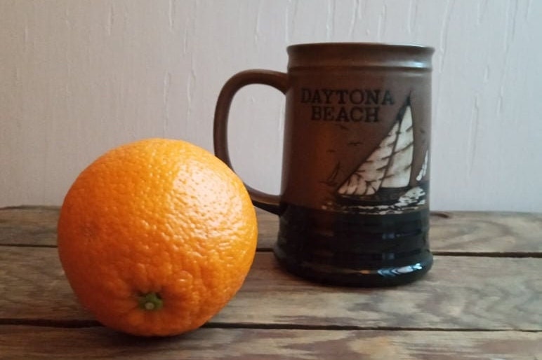 Vintage Daytona Beach Florida Sailboat Beer Stein or Oversized Souvenir Mug