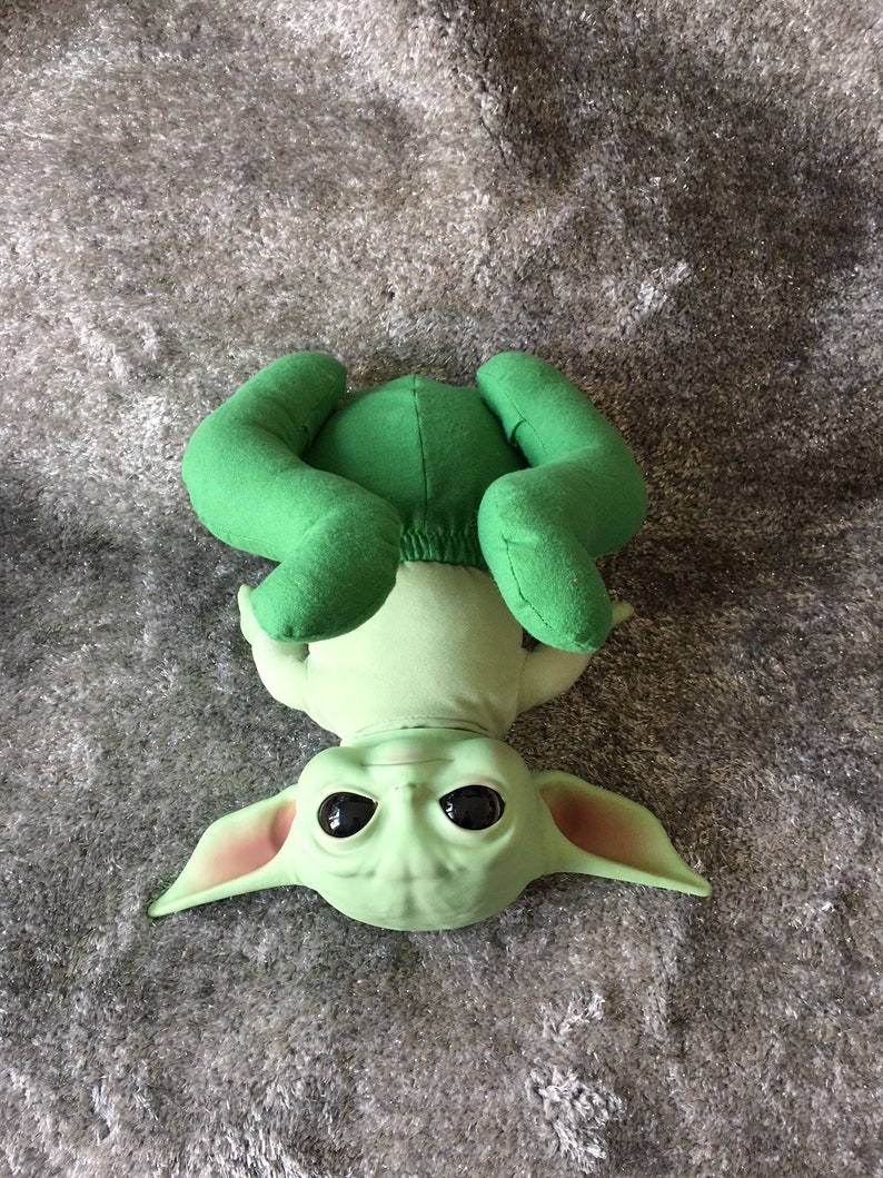 Yoda Baby Posable Jointed DARK GREEN Add On LEGs ONLY Cuddle Etsy