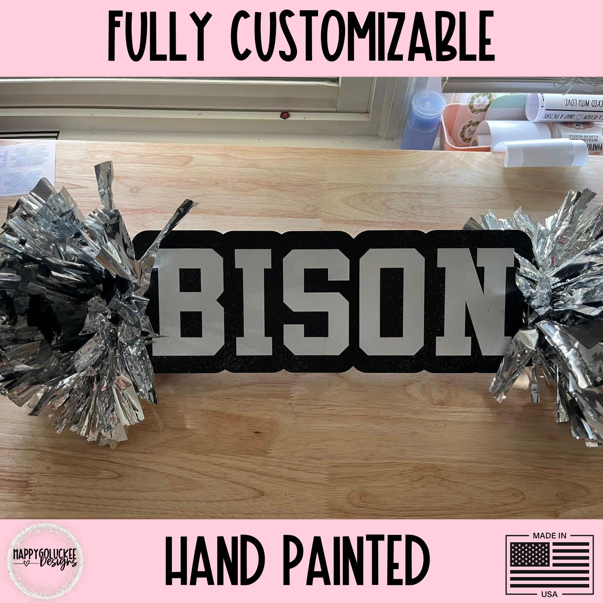 Personalized Name Cheer Stick / Custom Team Spirit Stick / Game Day ...