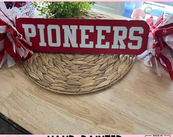 Personalized Name Cheer Stick / Custom Team Spirit Stick / Game Day Sign Pom Pom / Sports Mom Accessory Must Have