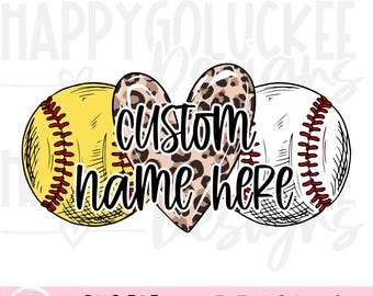 Personalized Baseball Softball Design, Png File, Digital Download, Custom sport design, Baseball mama, softball mama etc, perfect for dtf