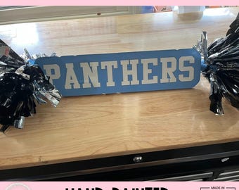 Personalized Name Cheer Stick / Custom Team Spirit Stick / Game Day Sign Pom Pom / Sports Mom Accessory Must Have