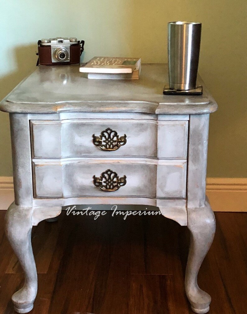 Vintage Broyhill Nightstand End Table With Drawerside Table Etsy