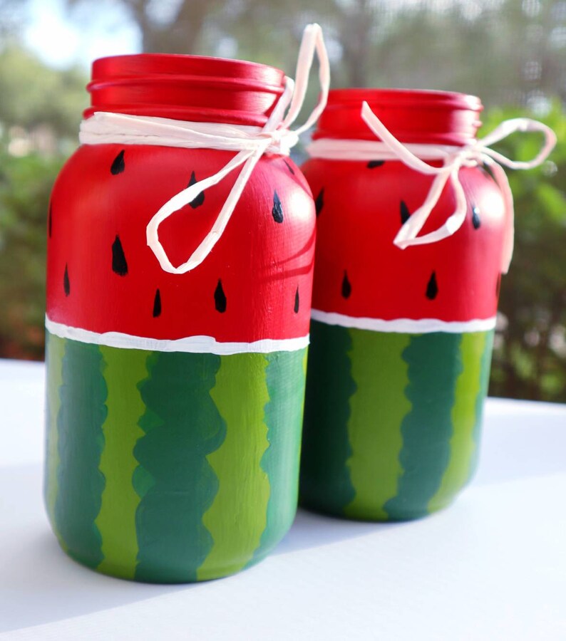 WATERMELON Watermelon Decor Set of 2 Kitchen Decor Etsy