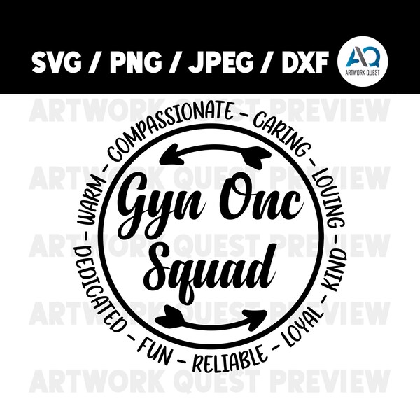Gyn Onc Squad Etsy