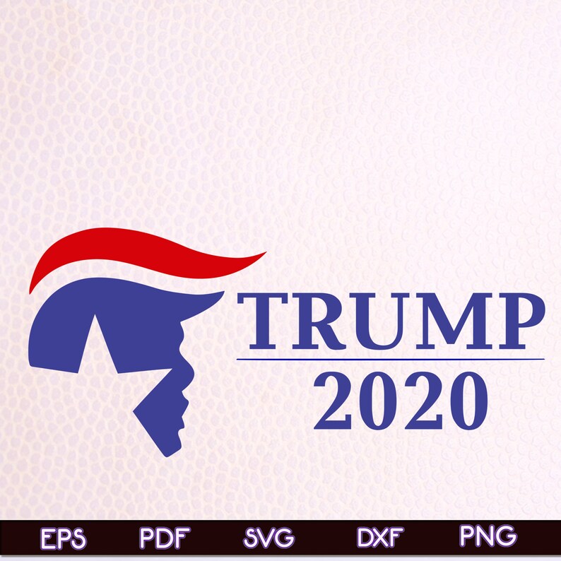 Trump 2020 Svg Filessvg Cutfilescricut Filessilhouette Etsy - t shirt roblox necklace firearm clothing png clipart belt chain