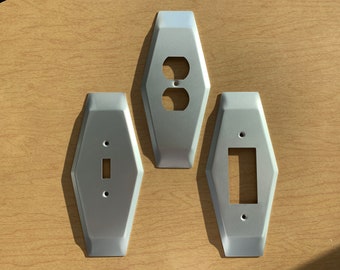 Hexo Mid Century Modern Contemporary light switch wall cover plate