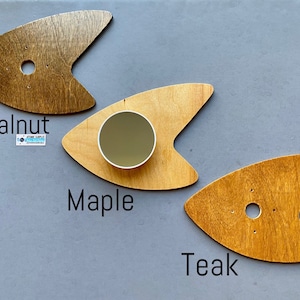 Googie Boomerang Thermostat Google Nest Backer Plate MCM Atomic Handmade