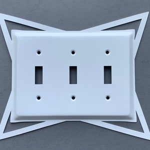 TELSTAR Painted Mid Century Atomic Shadow Box Light Switch and Outlet ...