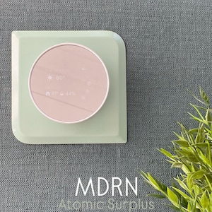 Thermostat Backer Plate: MDRN Design Mid Century Modern Google Nest Or Ecobee