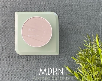 Thermostat Backer Plate: MDRN Design Mid Century Modern Google Nest Or Ecobee