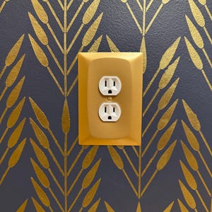 JINKIES Painted Wall Plate Mid Century Atomic Boho Farmhouse Lights Switch Outlet Cover