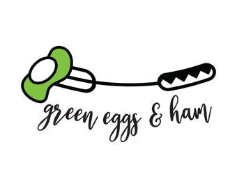 Green Eggs And Ham Svg Etsy