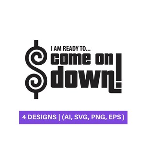 I Am Ready To Come Down, Svg Png Files For Silhouette & Cricut (Instant Download)