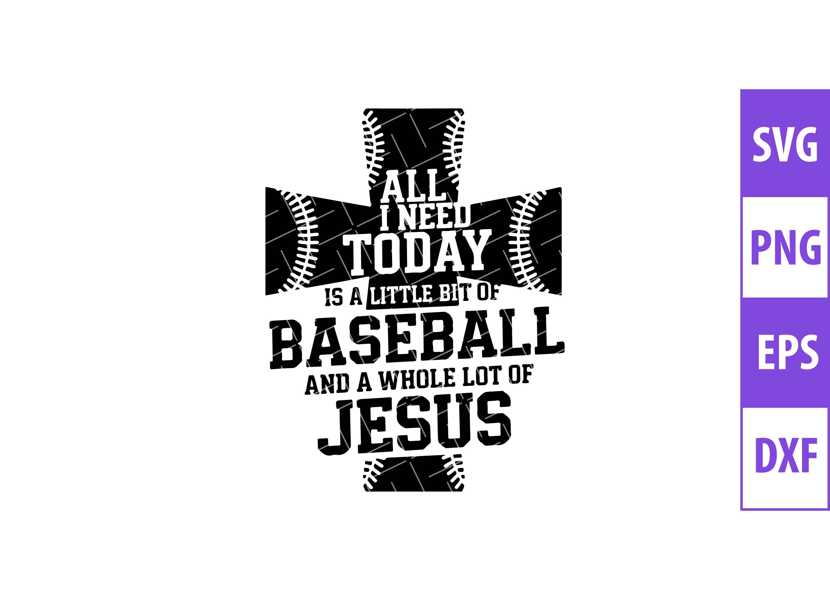 Baseball Jesus Cross SVG, Baseball Mom Cut Files (digital Download) - Etsy