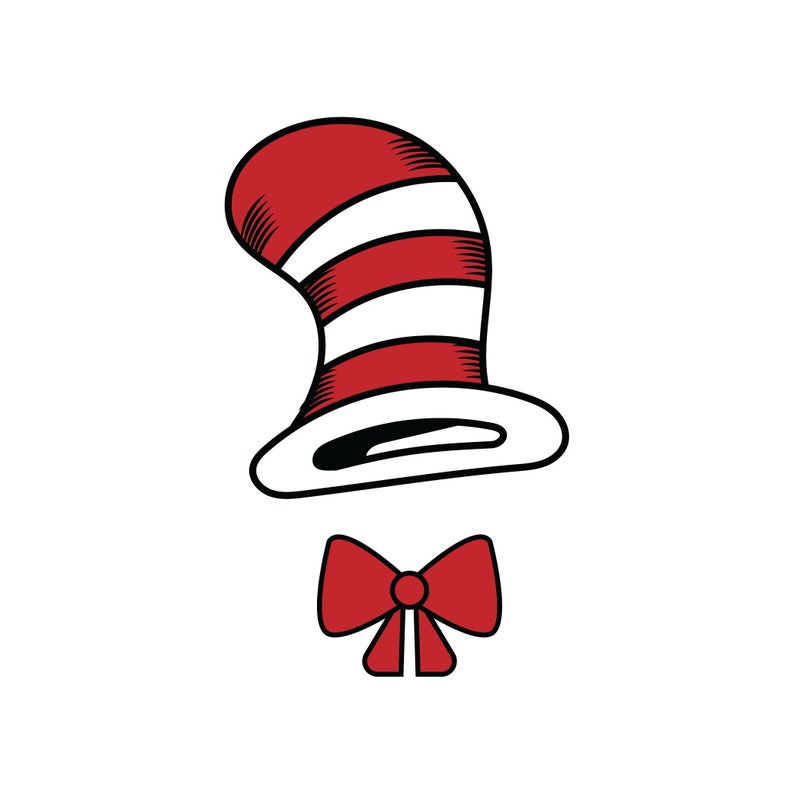 Dr Seuss Svg Cat in the Hat Svg Read Across America Svg Png - Etsy