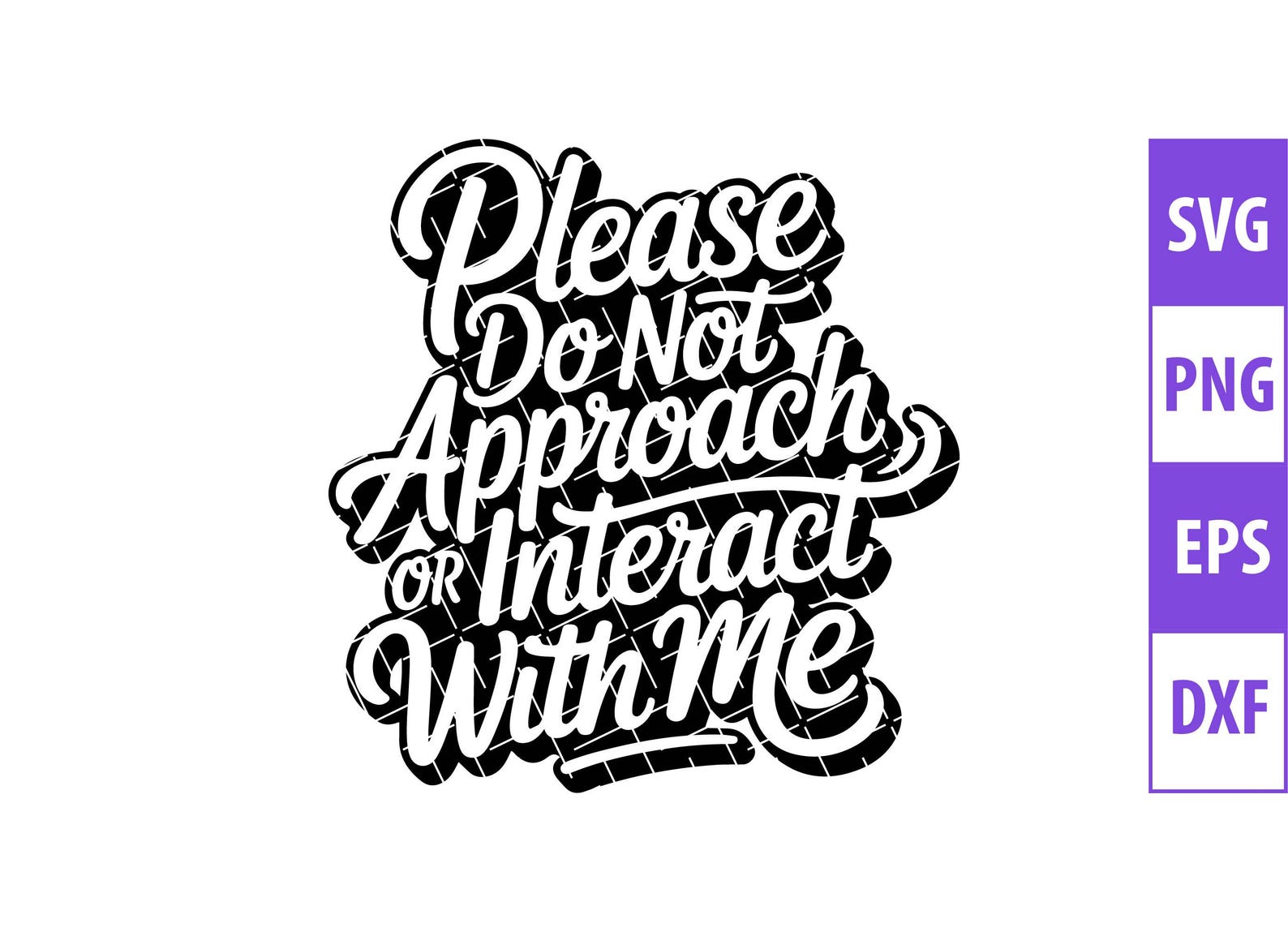 Trucker Hat Svg, Funny Trucker Hat Svg, Please Do Not Interact With Me ...