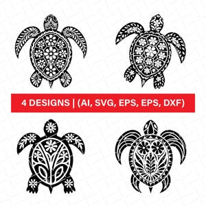 Sea Turtle SVG, Marine Life Svg, Turtle Illustration, Cutting Files, Laser Engraving Design, Ocean Animal SVG, Sea Life Svg, Sea Animal Svg,