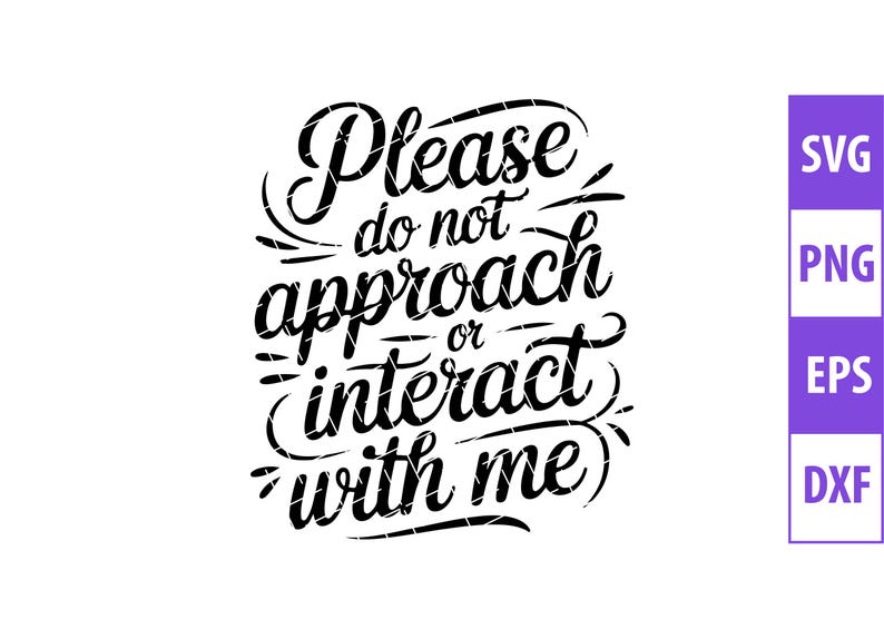 Trucker Hat Svg, Funny Trucker Hat Svg, Please Do Not Interact With Me ...