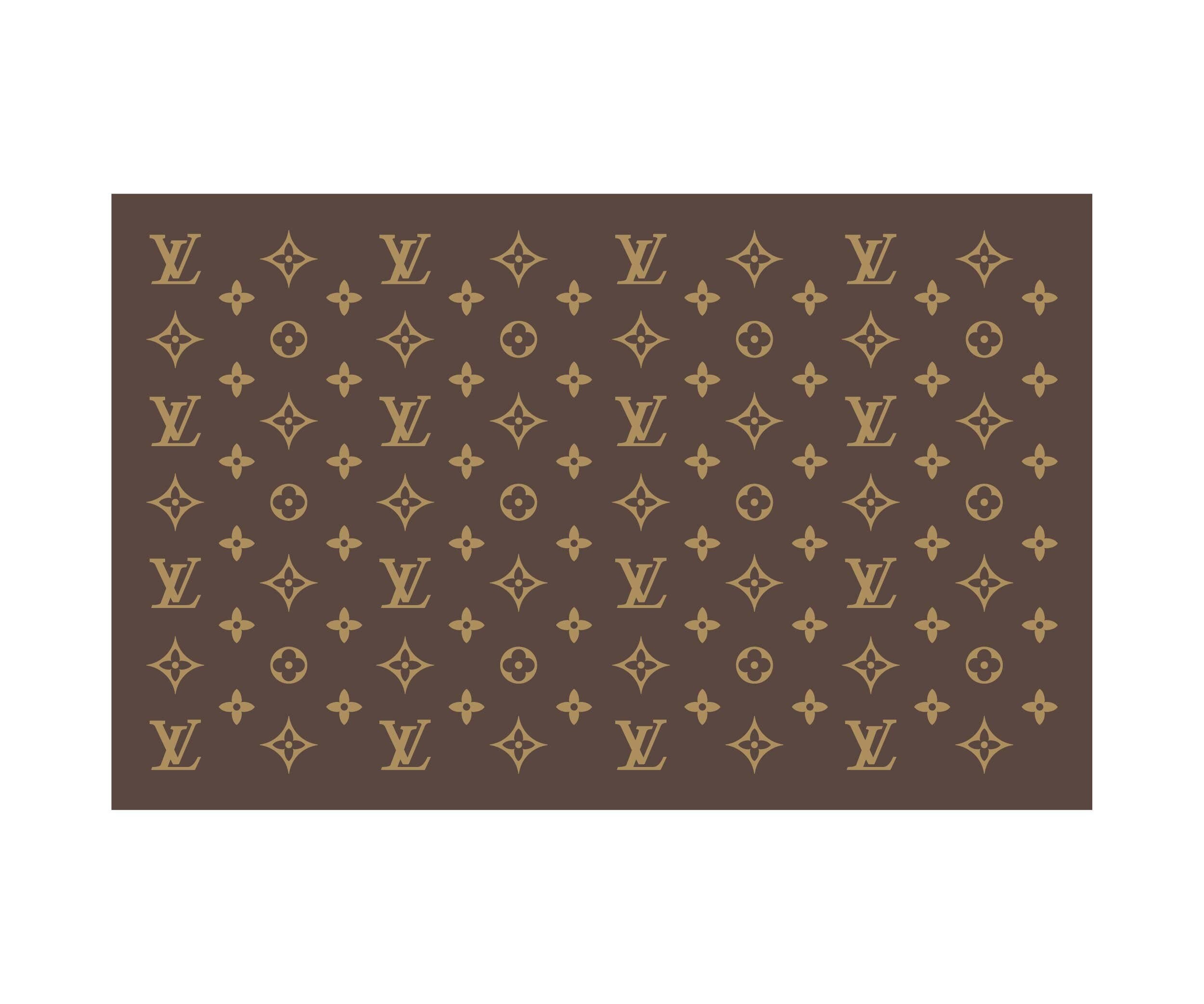 Louis Vuitton Repeat Pattern svg Cut Files PNG EPS DXF Etsy