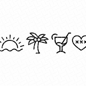 Archivos SVG de Callaita, Bad Bunny SVG, Badbunny SVG, Un verano sin ti SVG, Si hay sol hay playa SVG, Archivos PNG para Silhouette y Cricut