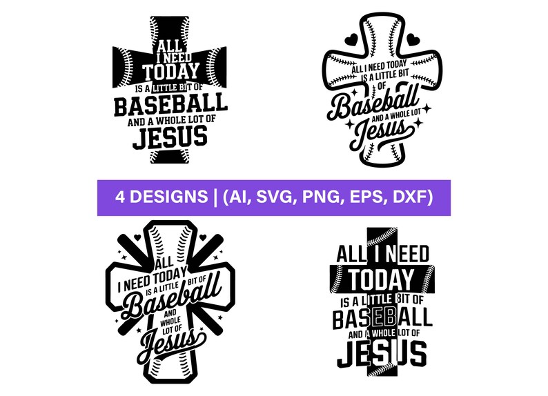 Baseball Jesus Cross SVG, Baseball Mom Cut Files (digital Download) - Etsy