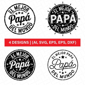 El Mejor Papa Del Mundo SVG, Bester Vater aller Zeiten SVG, Mein Vater ist mein Held SVG, Vatertagsgeschenk, Eres Mi Held, Feliz Dia Del Padre, Papa zwar