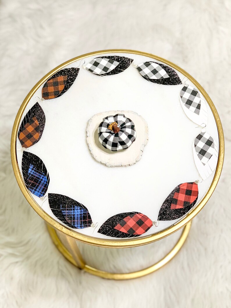 Autumn Jewelry Women/'s Fashion White and Black Plaid Earrings Everyday Style Buffalo Plaid Fall Fashion Fall Earrings