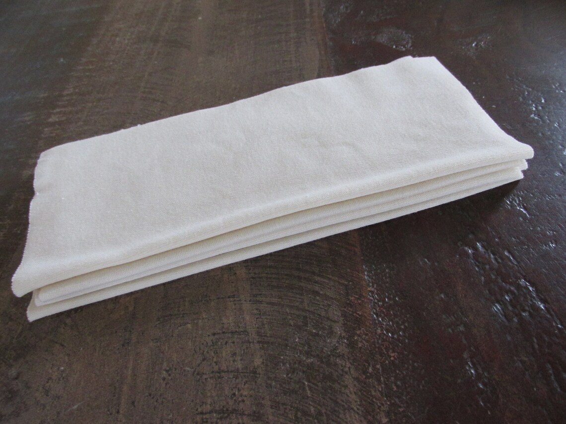 Organic Cotton Hankies Fabric Handkerchiefs Reusable Etsy Canada