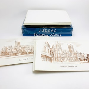 Notas fotográficas de juízes vintage, Catedral de Canterbury