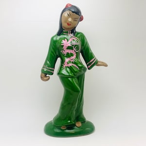 Vintage Hand Decorated Japanese Figure