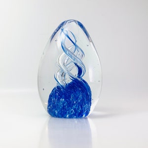 Large Vintage Glass Paperweight