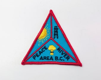 Vintage Peace River Area BC Patch