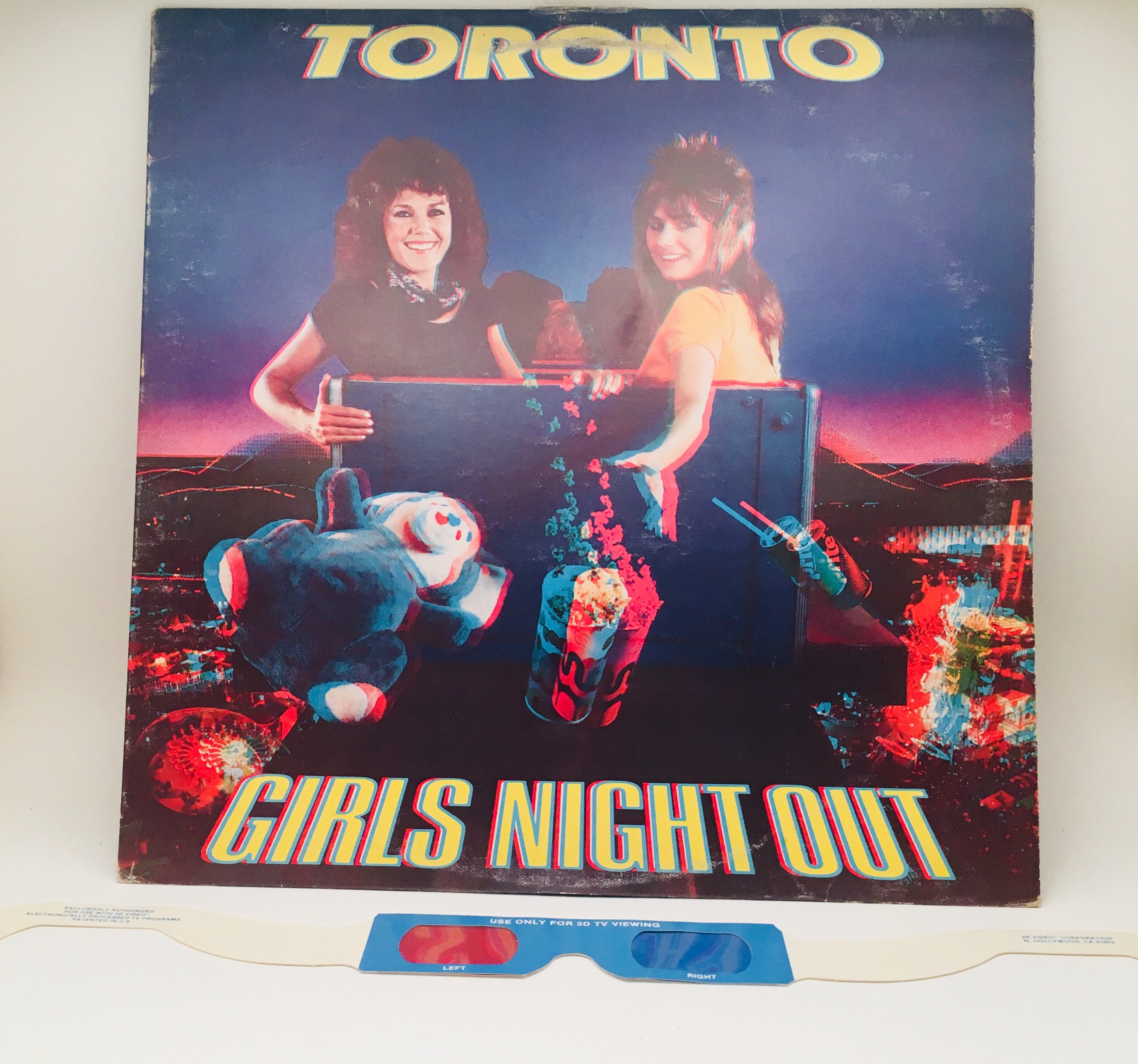 Toronto Girls Night Out LP Record 3D Vinyl Album Cover Etsy