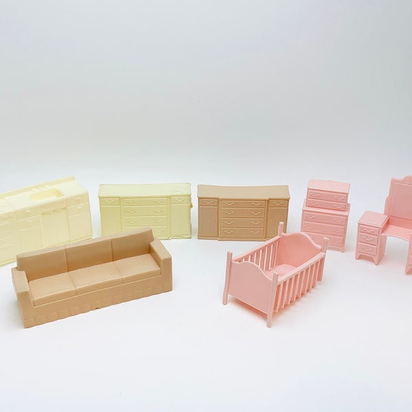 Plastic Dollhouse Furniture - Etsy