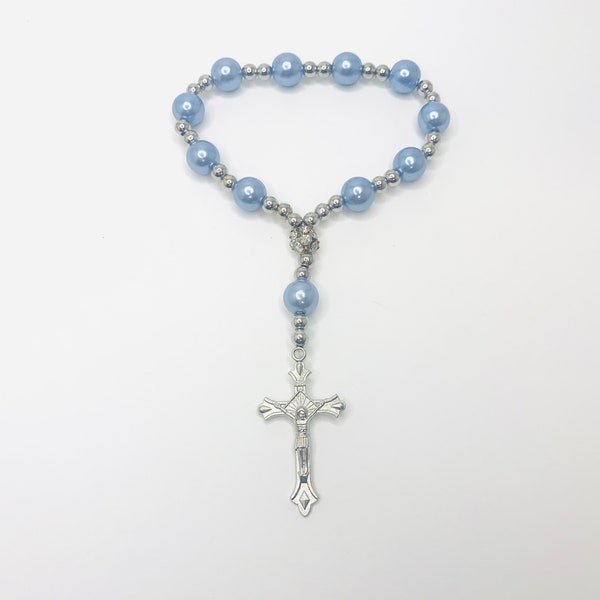 Vintage Pocket Rosary Prayer Bracelet