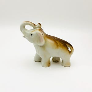 Vintage Miniatur Elefant aus Keramik